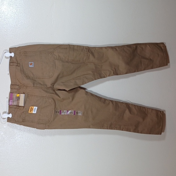 Carhartt Women's Crawford Slim Fit Pant 14 Regular in Yukon - Picture 4 of 12